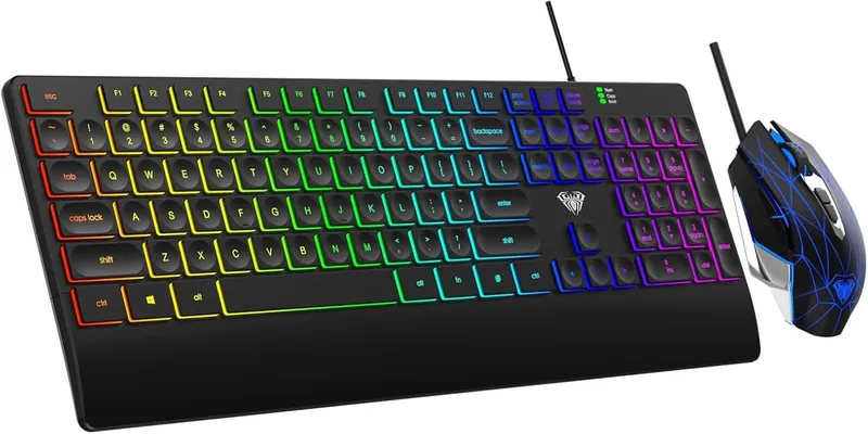 AULA T201 MEMBRANE GAMING KEYBOARD