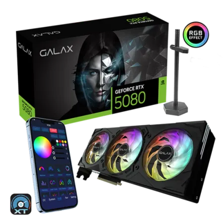 GALAX Geforce RTX 5080 EX Gamer 1 Click OC 16GB NVIDIA Graphic Card