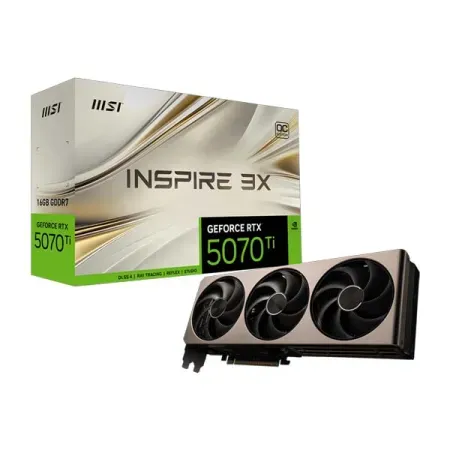 MSI GeForce RTX 5070 Ti 16G INSPIRE 3X OC 16GB GDDR7