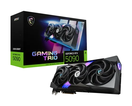 MSI RTX 5090 Gaming Trio OC 32GB GDDR7 Graphics Card