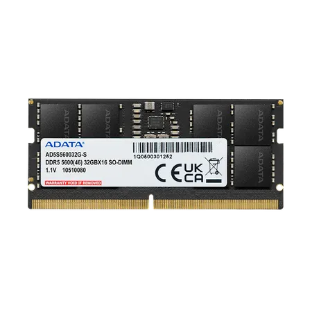 ADATA 32GB ( 32GBx1 ) 5600Mhz SO-DIMM DDR5 Laptop RAM ( CL46 )