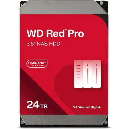 Western Digital WD Red Pro 24TB 3.5" SATA 7200RPM NAS Internal Hard Disk Drive
