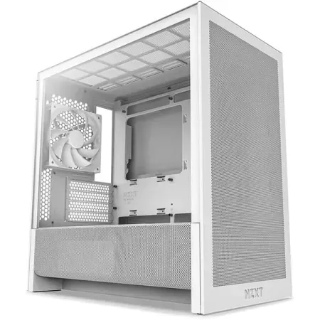 NZXT H3 Flow Micro-ATX Mid Tower PC Case (White)