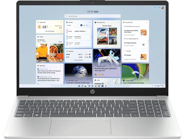 HP 15 FC0690AU [R5-7520U/16GB/512GB SSD/WIN11 HOME+MS24/15.6"/INTEGRATED GRAPHICS/1 YEAR(S)/SLIVER]