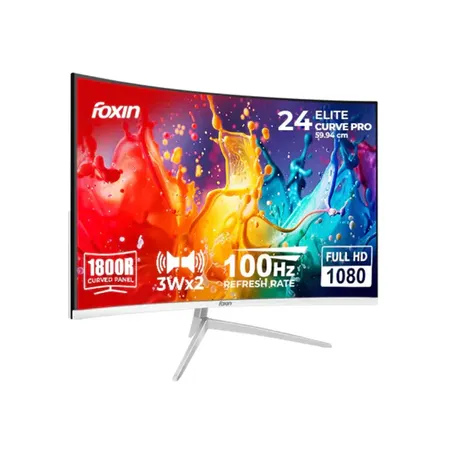 Foxin Elite Pro 24" 100Hz Full HD 1080p Curved LED Monitor