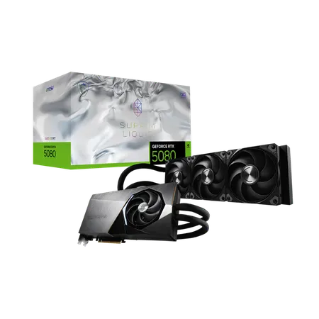 MSI GeForce RTX 5080 Suprim Liquid SOC 16GB NVIDIA Graphic Card