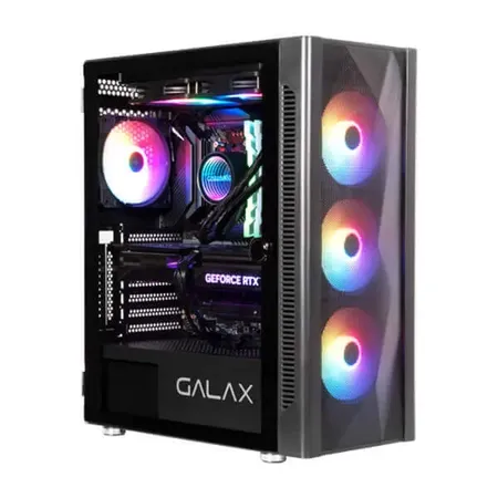 GALAX Revolution-06 Mesh ARGB ATX Mid Tower Cabinet (White)