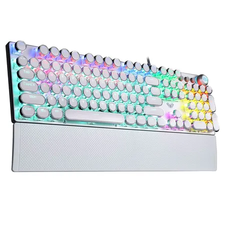 AULA F2088 WHITE MECHANICAL GAMING KEYBOARD