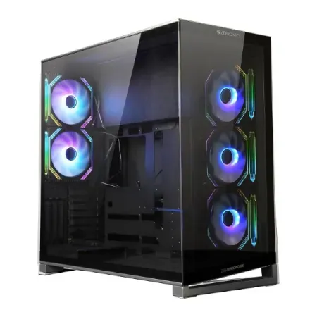 Zebronics Zeb Shadow Core Premium Gaming Case Black