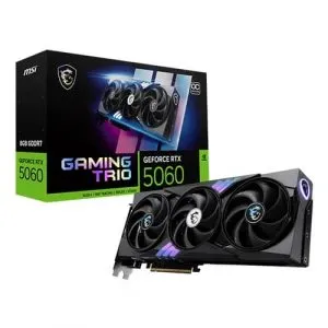 MSI Nvidia GeForce RTX 5060 Gaming Trio OC 8GB GDDR7 Triple Fan Graphics Card