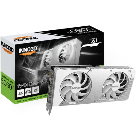 INNO3D GeForce RTX 5060 Ti Twin X2 OC White 8GB Nvidia Graphic Card