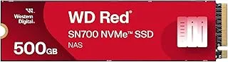 Western Digital WD Red SN700 NVMe SSD, 500GB, NVMe, Solid-State Drive for NAS Devices