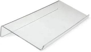 Acrylic Keyboard Stand for Office Desk, 5mm Thickness Acrylic Riser Ticker Than Others, Ergonomic Tilted Computer Holder Home Table with Scratch-Free Protection