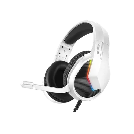 ANT ESPORTS H1100 Pro RGB USB Wired Gaming Headphone ( White) ( PC / Playstation / XBox )