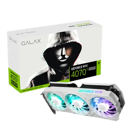 GALAX GeForce RTX 4070 Ti Super EX Gamer White (1-Click OC) 16GB Nvidia Graphic Card