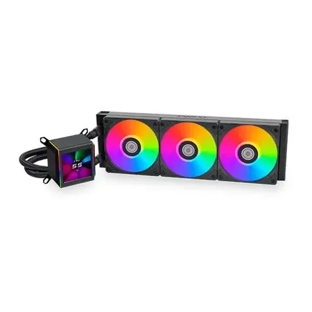 Lian Li Galahad II Lcd SL-INF Argb 360mm Cpu Liquid Cooler (Black) (G89-GA2ALCD36INB-IN)
