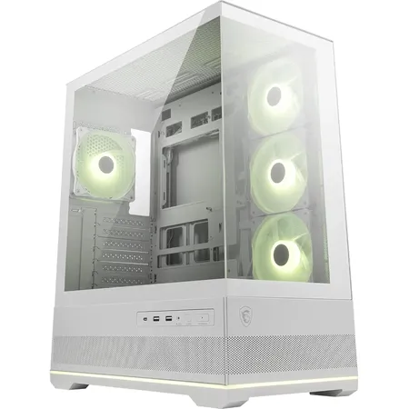 MSI MAG PANO 110R PZ Mid-Tower Gaming PC Case - White