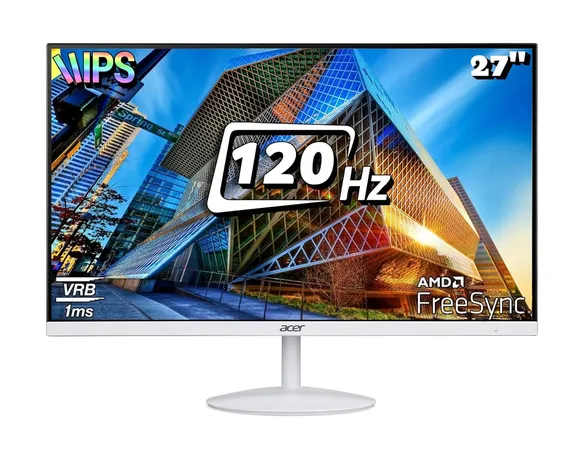 ACER SA272 G0 27" FHD IPS LED MONITOR VGA/HDMI/WHITE