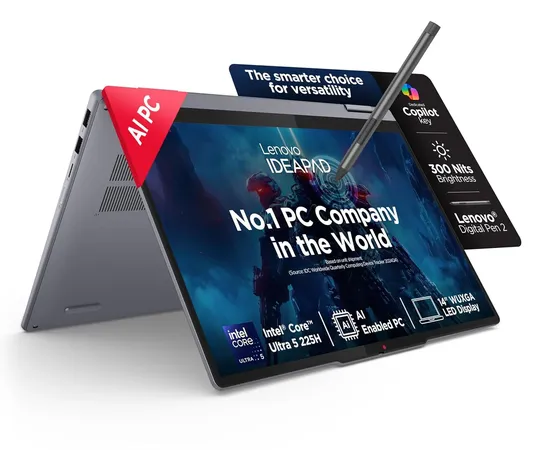 LENOVO IDEAPAD 5 2IN1 83KR000HIN [ULTRA5-225H/16GB/1TB SSD/WIN11 HOME+MS24/14.0" TOUCH/INTEGRATED GRAPHICS/1 YEAR(S)/LUNA GREY]