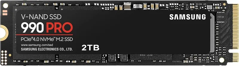 Samsung 990 PRO 2TB PCI Express 4.0 x4 Gen 4 NVMe SSD MZ-V9P2T0BW