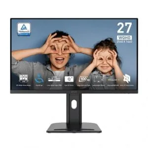 MSI PRO MP273QP 27 Inch QHD 75Hz IPS Panel 102%SRGB AMD Free Sync Business Monitor