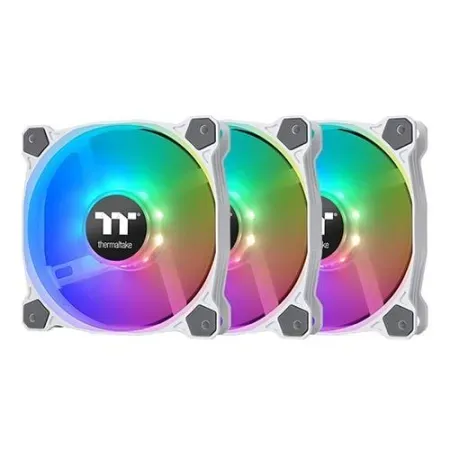 Thermaltake Pure 12 ARGB Sync Radiator 3 Fan Pack White TT Premium Edition