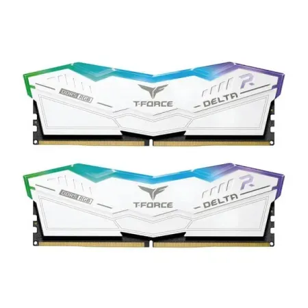 TeamGroup T-Force Delta RGB 64GB (32GBx2) DDR5 5600MHz CL36 Desktop RAM (White)