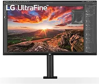 LG 32UN880-B 32" (81.28cm) 3840x2160 Pixels Ultrafine Display Ergo UHD 4K IPS Display with HDR 10 Compatibility and USB Type-C Connectivity, Black