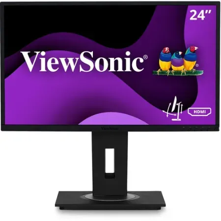 VIEWSONIC VG2408 24 Inch FHD 100Hz IPS Panel 108% SRGB 5MS Gaming Monitor