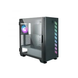 MSI MAG Vampiric 300R Midnight Green ARGB Mid Tower Cabinet, ATX Support, Up To 360 mm Radiator Support