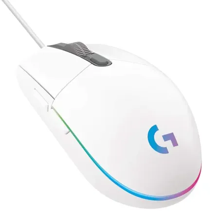 Logitech G102 Lightsync RGB Wired Optical Gaming Mouse - White