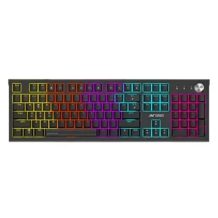 Ant Esports MK1850 Mechanical Blacklit Gaming Keyboard with Blue Switches (Black)