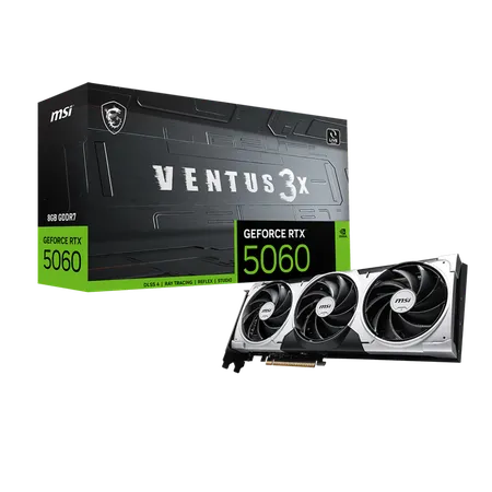 MSI GeForce RTX 5060 Ventus 3X OC 8GB Nvidia Graphic Card