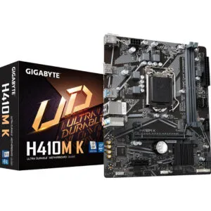 Gigabyte H410M-K Intel H410 LGA1200 DDR4 Micro-ATX Motherboard