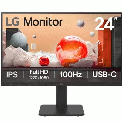 LG 24 inch IPS Full HD monitor with USB-C (24MS570B)