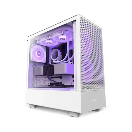 Nzxt H5 Flow Rgb Atx Mid Tower Cabinet (White) (CC-H51FW-R1)