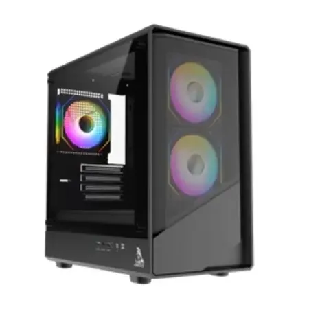 TAG Gamerz Starlight ARGB M-ATX Mid Tower Cabinet Black (TG-C-Starlight-BL)