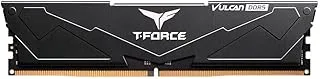 TeamGroup T-Force Vulcan 16GB 5200MHz DDR5 DRAM (5200MT/s) Black UDIMM Desktop Gaming Memory, Metal Heatsink, ECC, XMP 3.0/AMD Expo, Compatible with Intel/AMD CPU, High Performance, Low Latency RAM