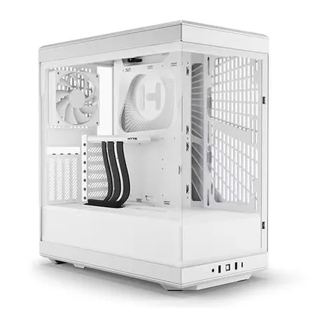Hyte Y40 TG Black and White ATX Mid Tower Case