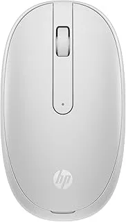HP 240 Lunar White Bluetooth Mouse/Bluetooth® 5.1 connection/15 Month battery/1600 dpi Optical Sensor/Sleek and ambidextrous Design