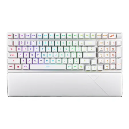 Asus ROG Strix Scope II 96 RX Wireless White Keyboard with Red Switches
