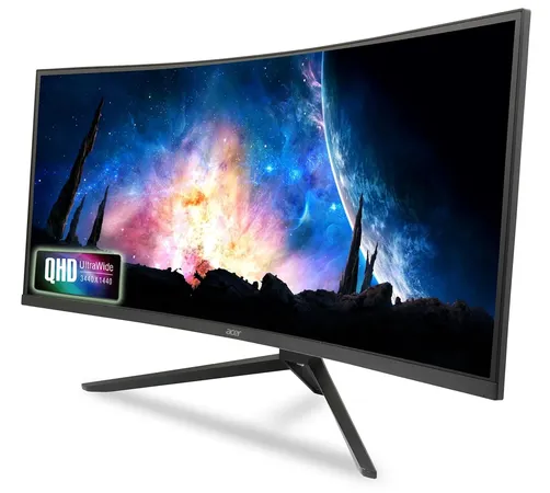 ACER ED343CUR 34 INCH UWQHD (3440X1440) PIXELS VA PANEL 1000R CURVED BACKLIGHT LED MONITOR