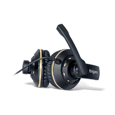 Fingers USB-Tonic H9 Gaming Headset (Black-Gold)