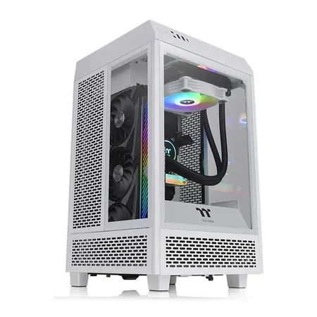 THERMALTAKE The Tower 100 ITX Mini Tower Cabinet (Snow)