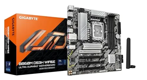 Gigabyte B860M DS3H WIFI6E LGA 1851 Micro-ATX Motherboard