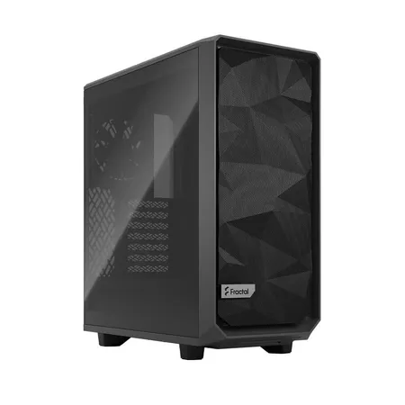 FRACTAL DESIGN Meshify 2 Compact Light Tint ATX Mid Tower Cabinet (Black)