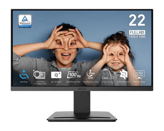 MSI PRO MP223 E2 21.45″ Full HD Business Monitor