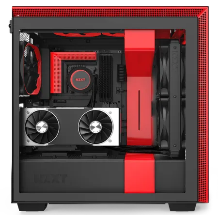 NZXT H710i ATX Mid Tower Cabinet With Tempered Glass And ARGB LED Strip (Matte White)