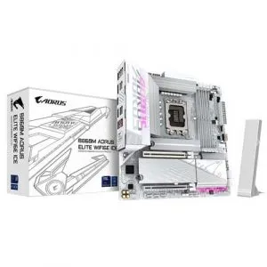 Gigabyte B860M AORUS ELITE WIFI6E ICE Intel DDR5 LGA1851 Socket Motherboard Supports Intel Core Ultra 200 Series