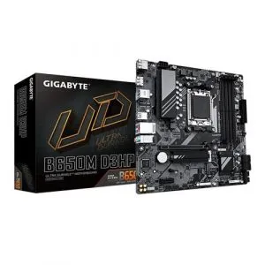 GIGABYTE B650M D3HP PCIe 4.0 Ultra Durable AMD AM5 DDR5 Micro-ATX Motherboard